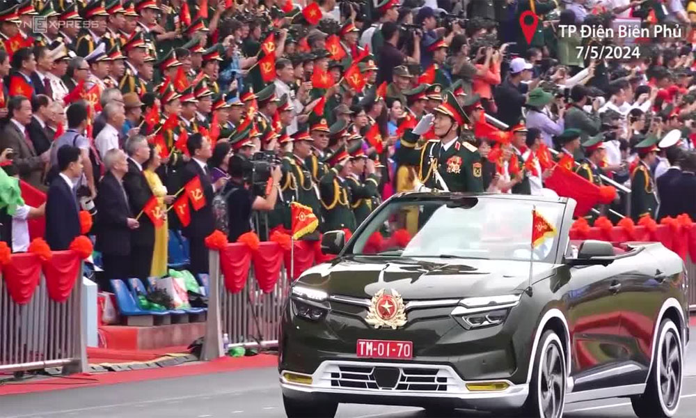 Ấn tượng màn diễu binh chào mừng Chiến thắng Điện Biên Phủ